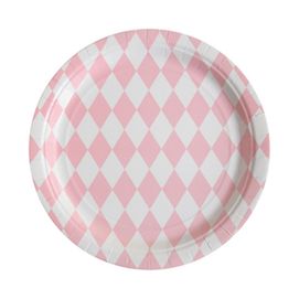 Pink diamonds  - party plates